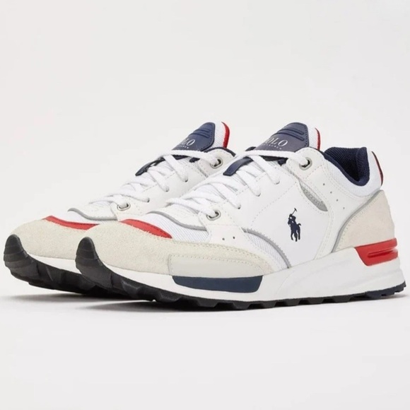 POLO RALPH LAUREN Men's Trackster
200 Sneaker, Sz 10 us. - Picture 1 of 12
